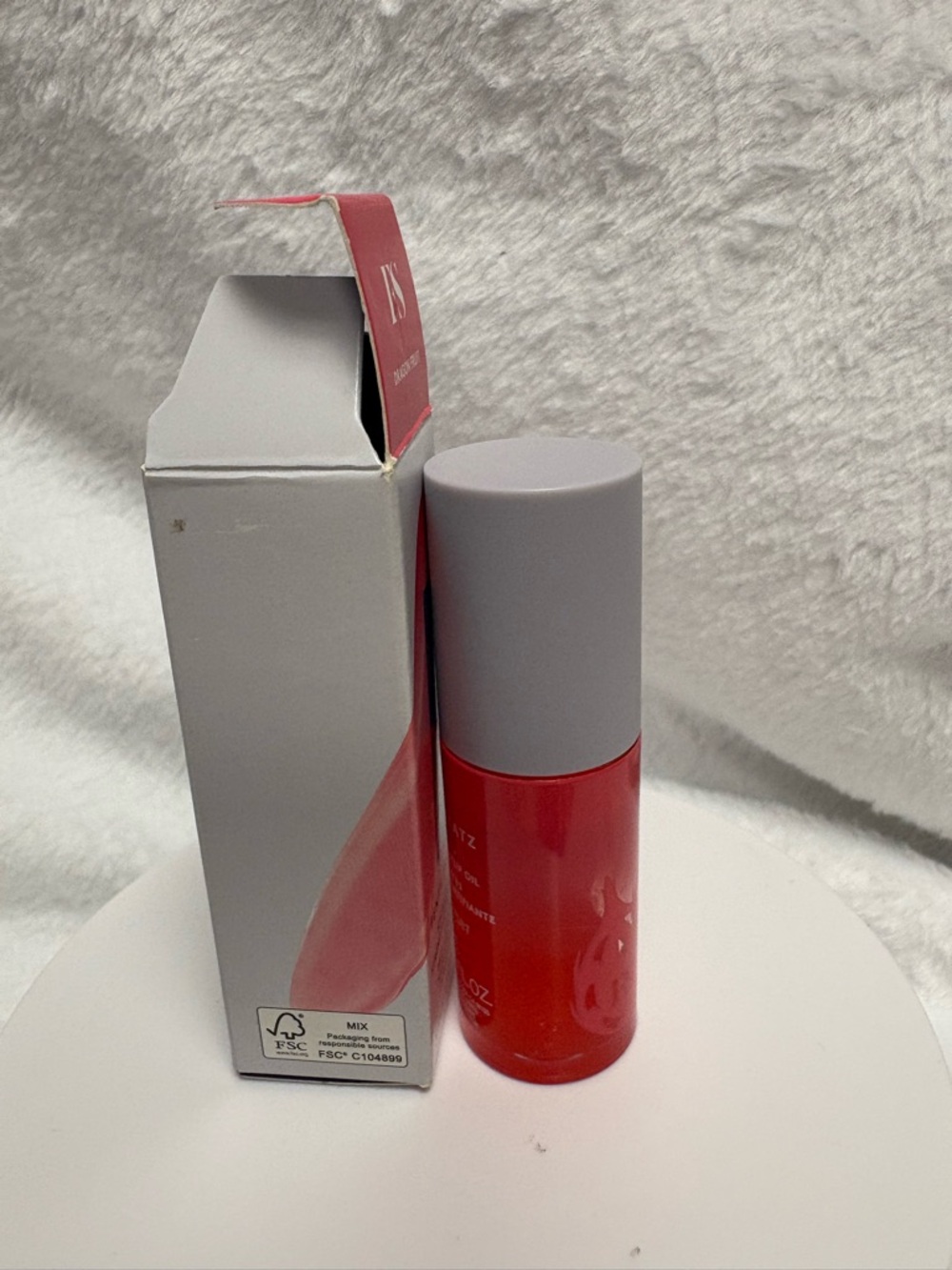 Fenty Skin Treatz Hydrating and Strengthening Lip Oil Dragon Fruit .19fl Oz NIB - Picture 4 of 5